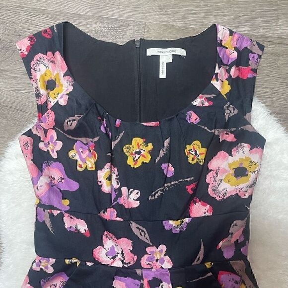 Max & Cleo Floral Dress - Black and Pink - Picture 2 of 12